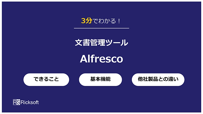 Alfresco 製品カタログ