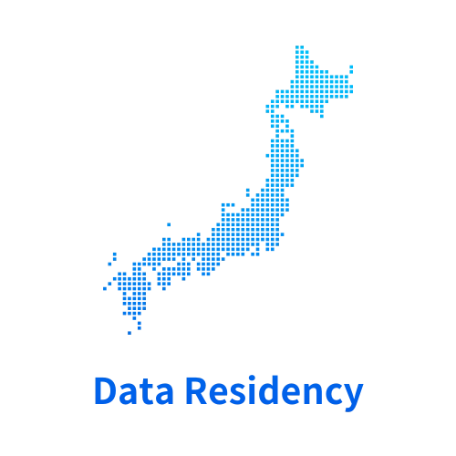 データレジデンシ―に日本を選択